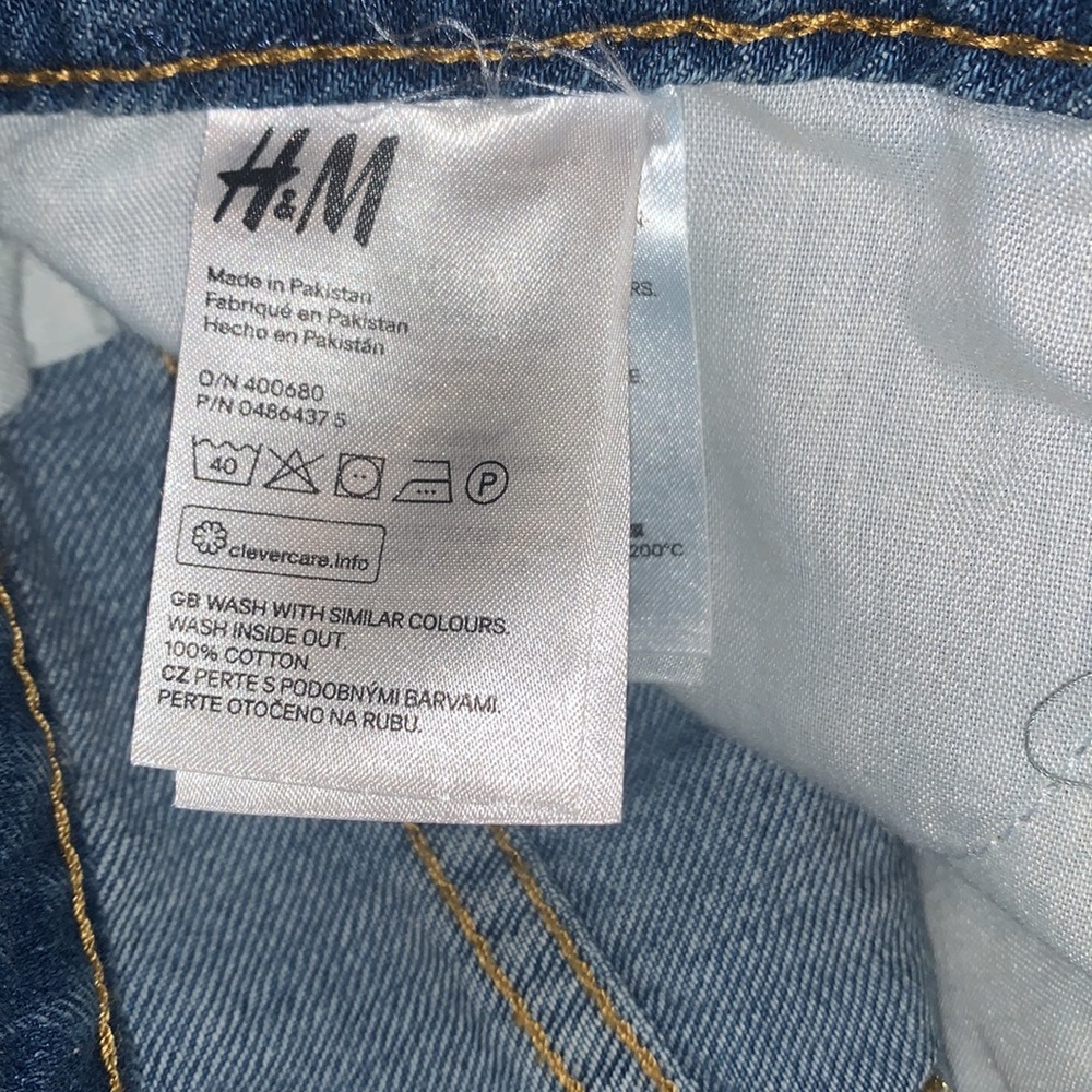 H&M x Coachella Daydreamer Star Denim Shorts Size 2 - Picture 12 of 16